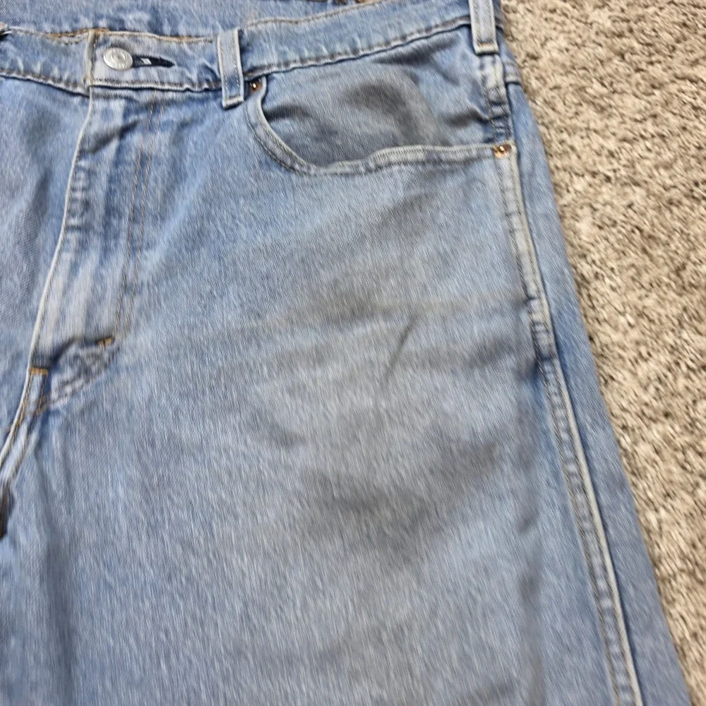 Levis Western Fit Jeans Mens 36x30 Light Wash Blue Denim A0052-0005 Outdoor
